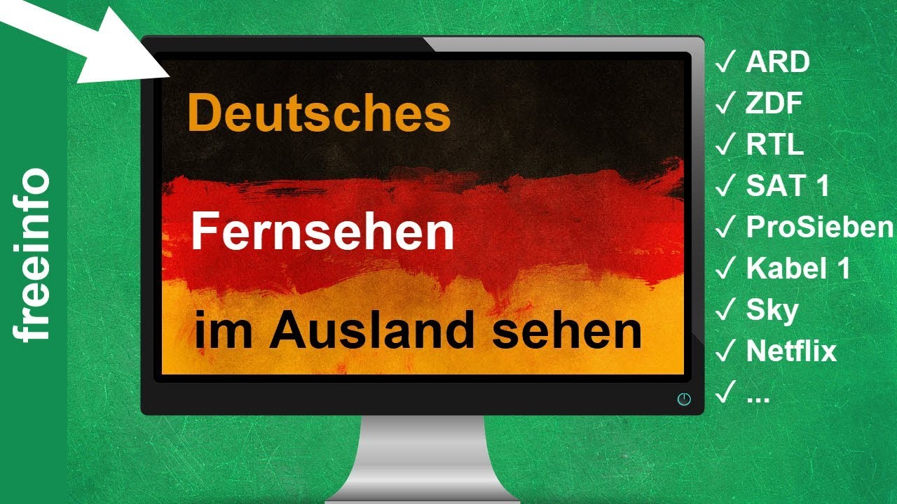 Deutsches Fernsehen weltweit im Ausland schauen (So gehts)