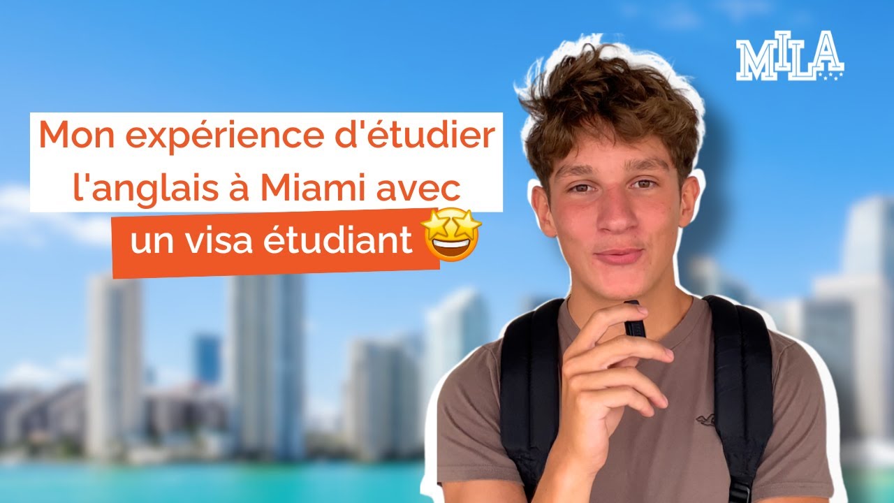 Mon expérience d'étudier l'anglais à Miami avec un visa étudiant