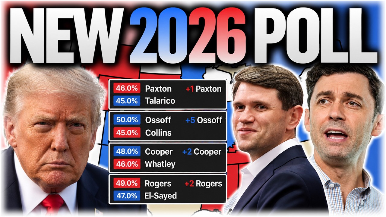 The 2026 Senate Map Based on LAST POLL in Every Race!