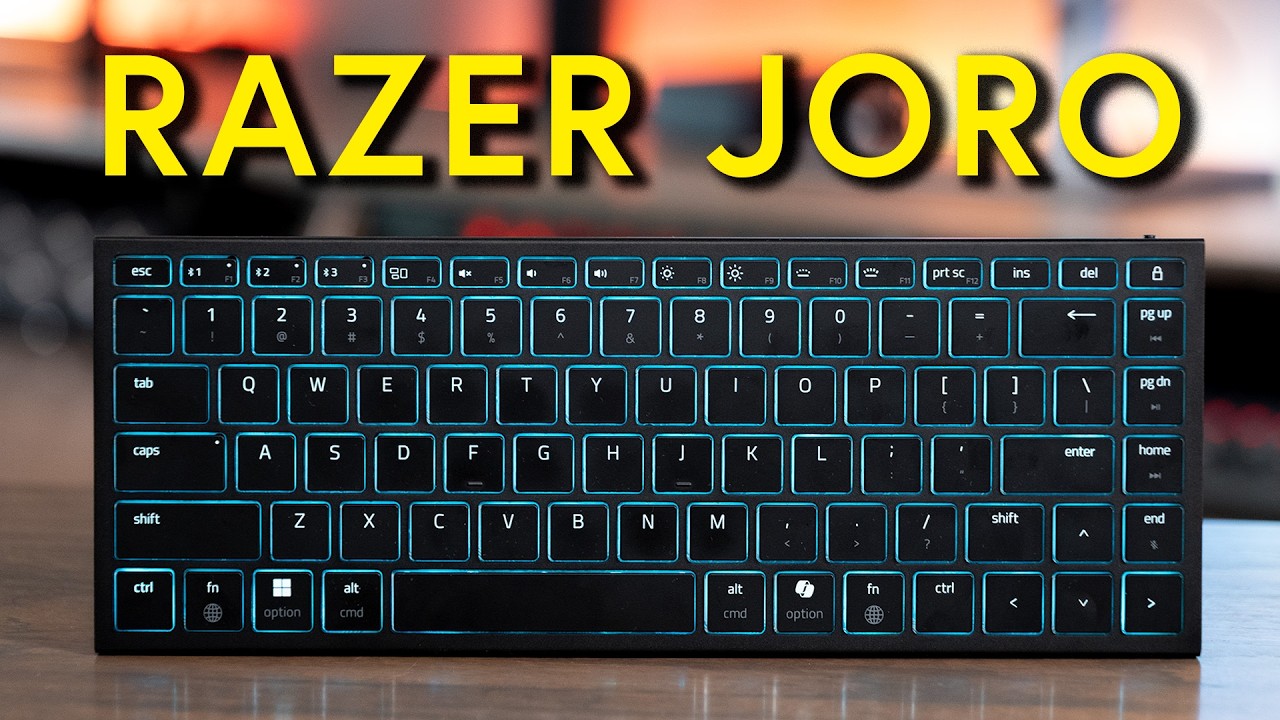 Обзор Razer Joro: портативная клавиатура с ножничными переключателями для игр и работы