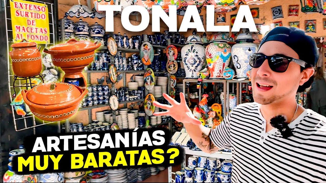 TONAL&Aacute; el Para&iacute;so de las ARTESAN&Iacute;AS! 🇲🇽 Donde COMPRAR Y COMER! ✅ JALISCO MEXICO