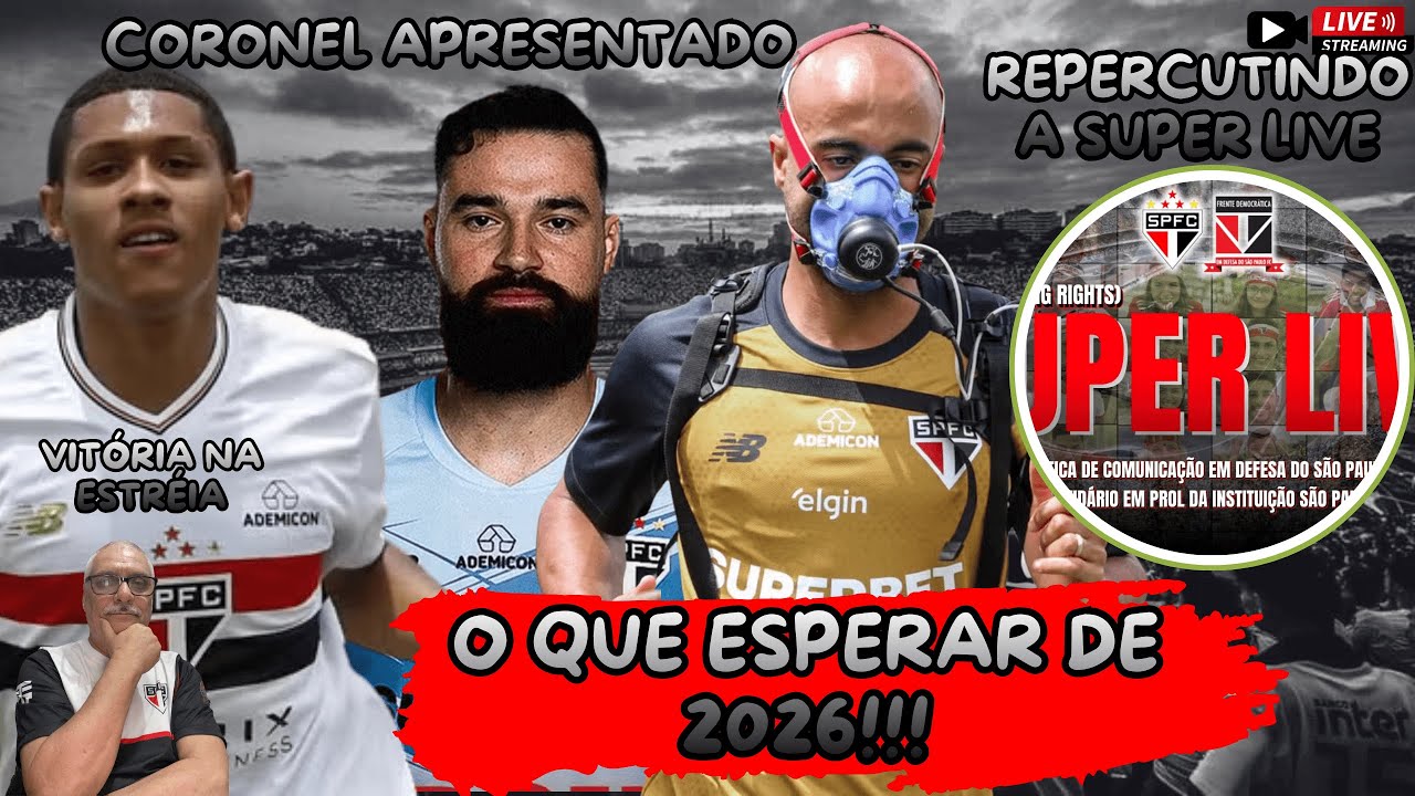 TIME RETORNA DAS FÉRIAS E SE PREPARA PARA O PAULISTÃO / REPERCUTINDO A SUPER LIVE / MERCADO DA BOLA