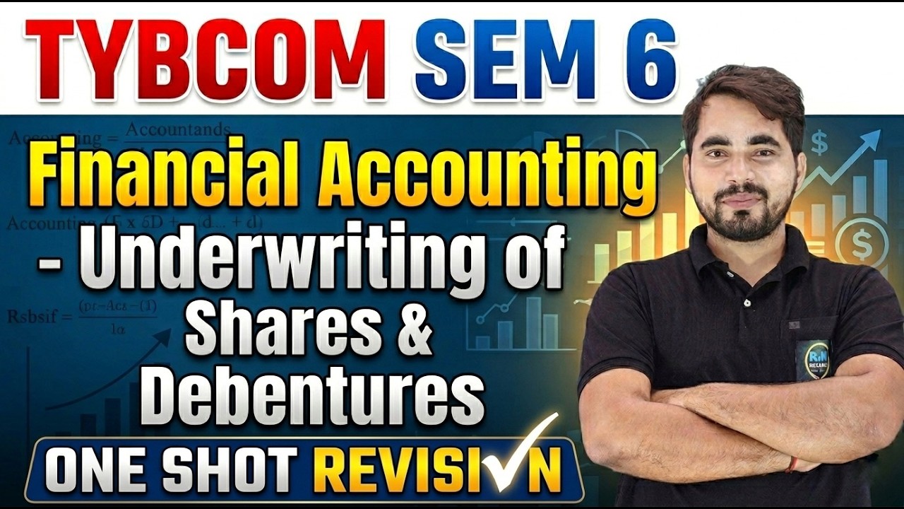 TYBCOM SEM 6 Financial Accounting | Underwriting of Shares & Debentures Part 1 | Mumbai University