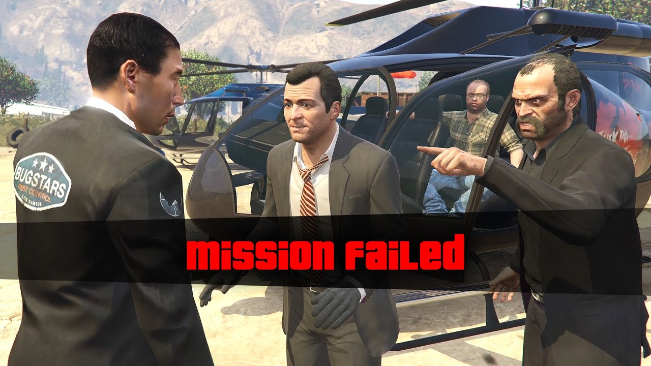 Mission Failed | The Big Score | GTA 5 @Ra_gamee