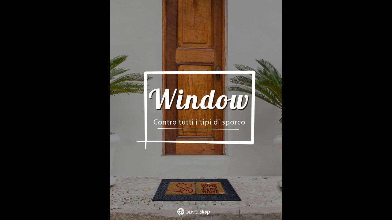 Zerbino Window by OLIVO.shop: contro tutti i tipi di sporco