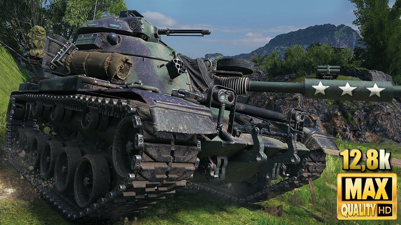 M60: профессиональный игрок сражается с тяжелыми парнями - World of Tanks