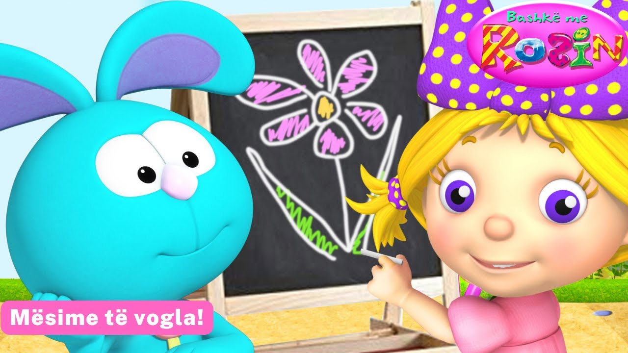 Bashkë me Rozin 👨‍🏫📚Mësime të vogla! Filma Vizatimorë Shqip.