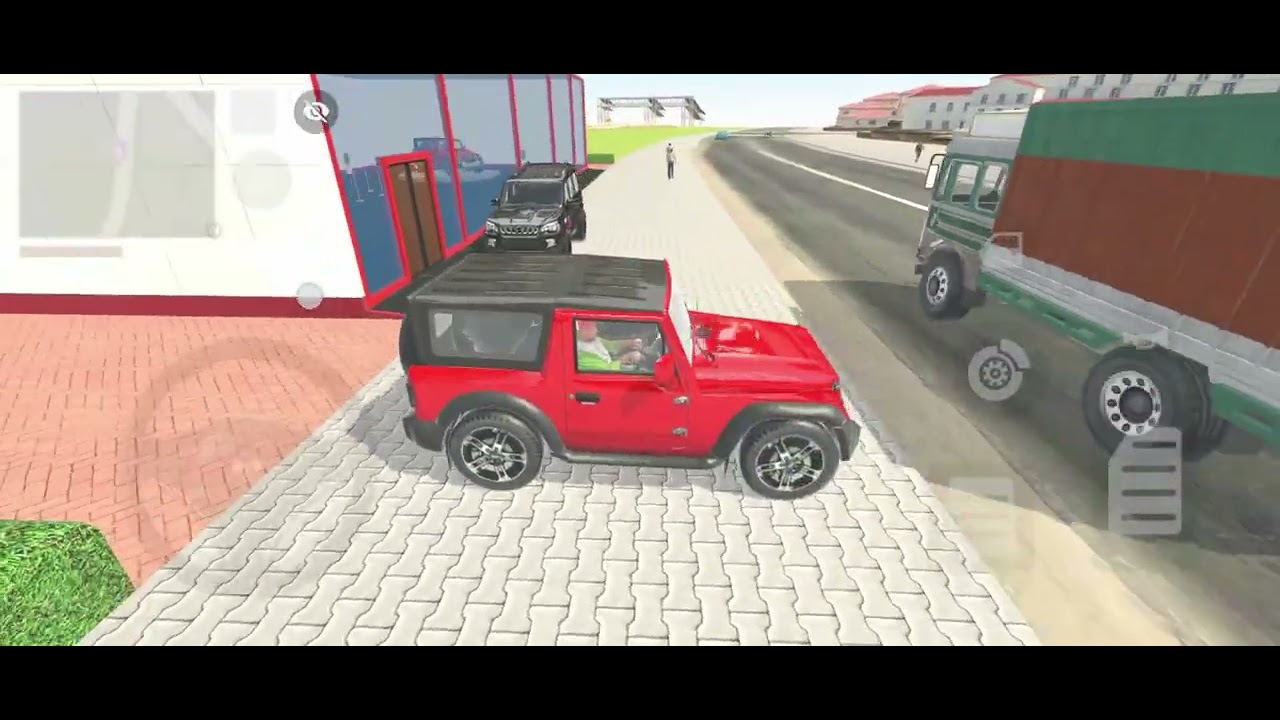 🚙 स्कॉर्पियो वायरल गेम पुलिस कार बस ट्रैक्टर आॅफरोडिग गेम 🚨..#car #scorpio #viral #shorts #gemes 