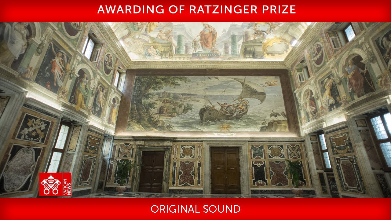 13 November 2021 Awarding of Ratzinger Prize Pope Francis