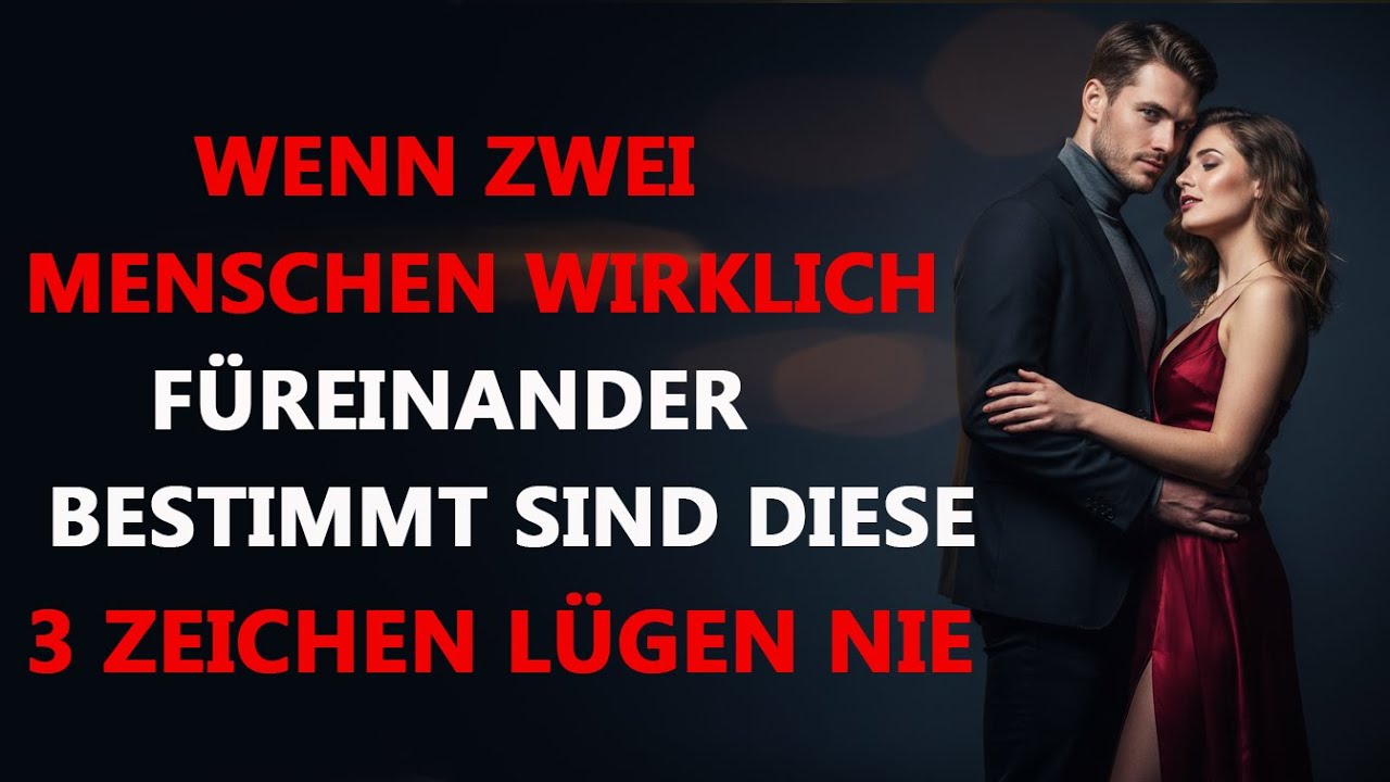 Wenn zwei Menschen wirklich füreinander bestimmt sind – diese 3 Zeichen lügen NIEMALS