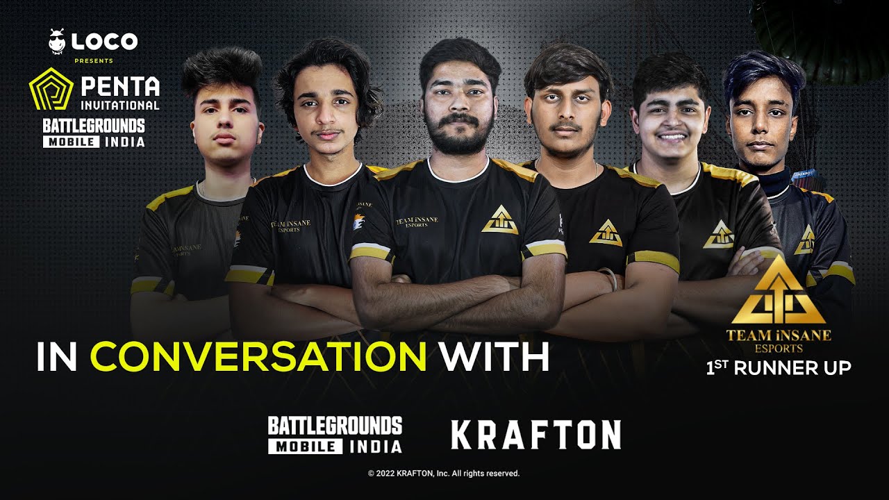 Loco presents Penta Invitational - BGMI | In conversation with Team Insane Esports | First Runner Up