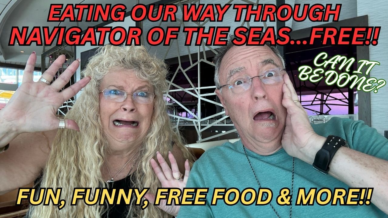 Eating Our Way Through Royal Caribbean's Navigator of the Seas! Free Food, Funny, Fun Day at Sea!!