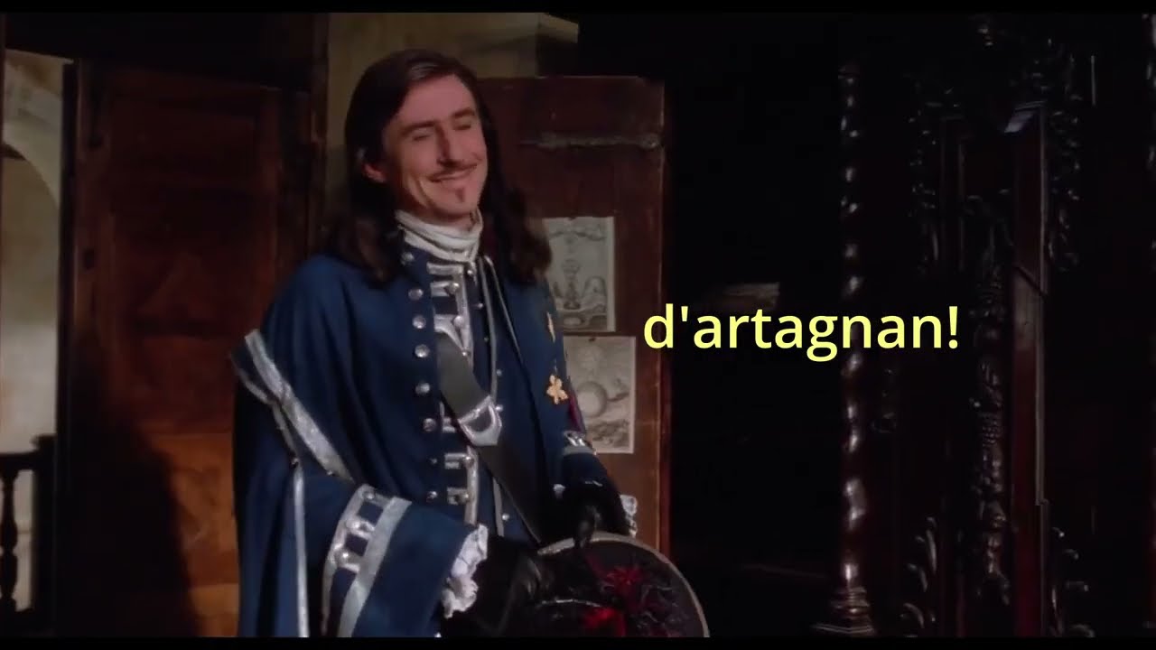 Porthos + Aramis being iconic in The Man in the Iron Mask (1998)