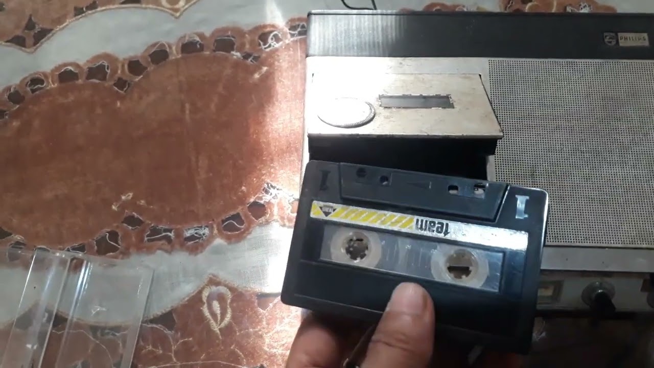 tape cassette recorder philips N2205 made in holland antik langka jadul
