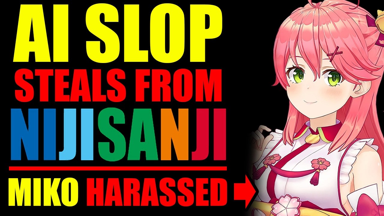 AI SLOP Steals NIJISANJI Content, Hololive Miko Harassed, Vlash SHUTS DOWN, Socks Loses Gifts