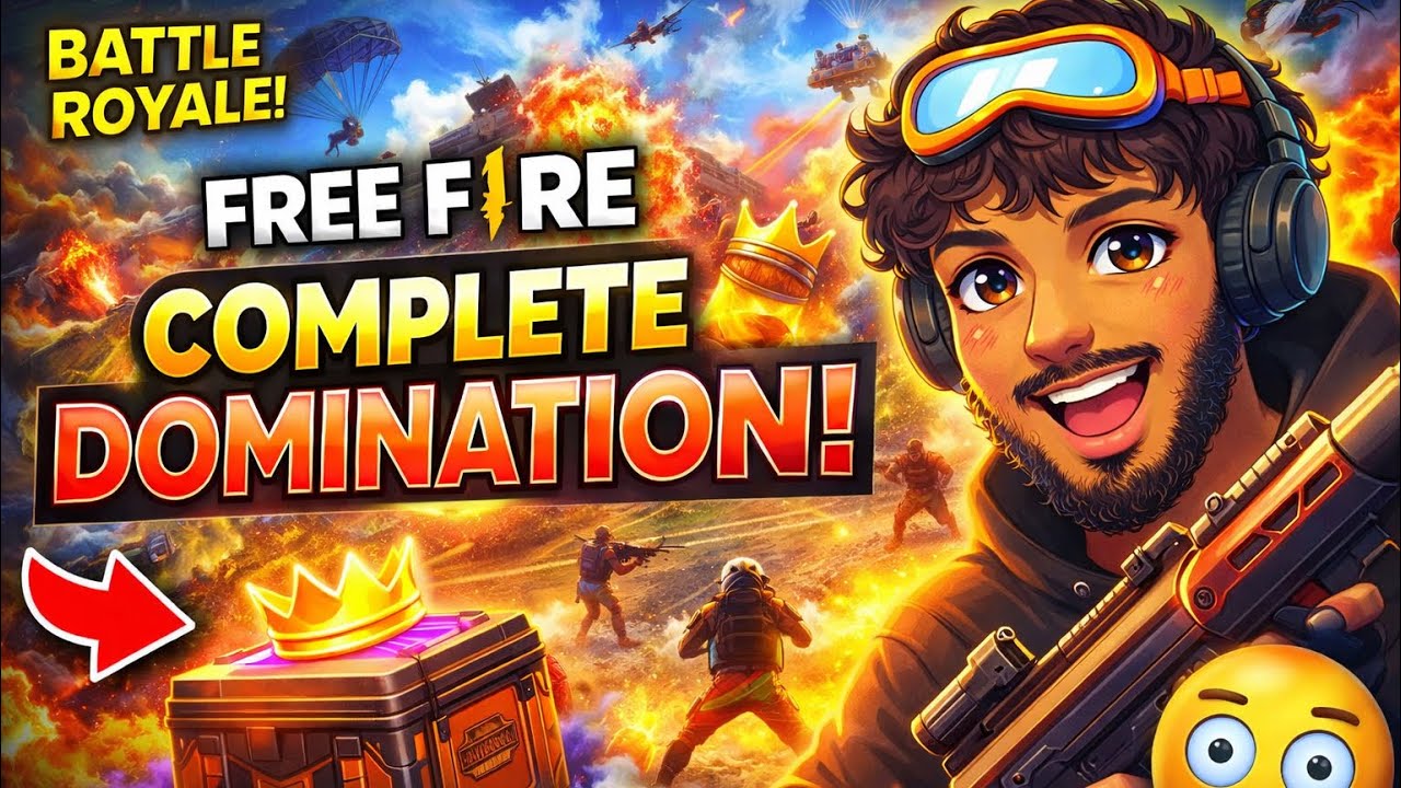 I DESTROYED THE WHOLE LOBBY 😈 | Free Fire Battle Royale Domination