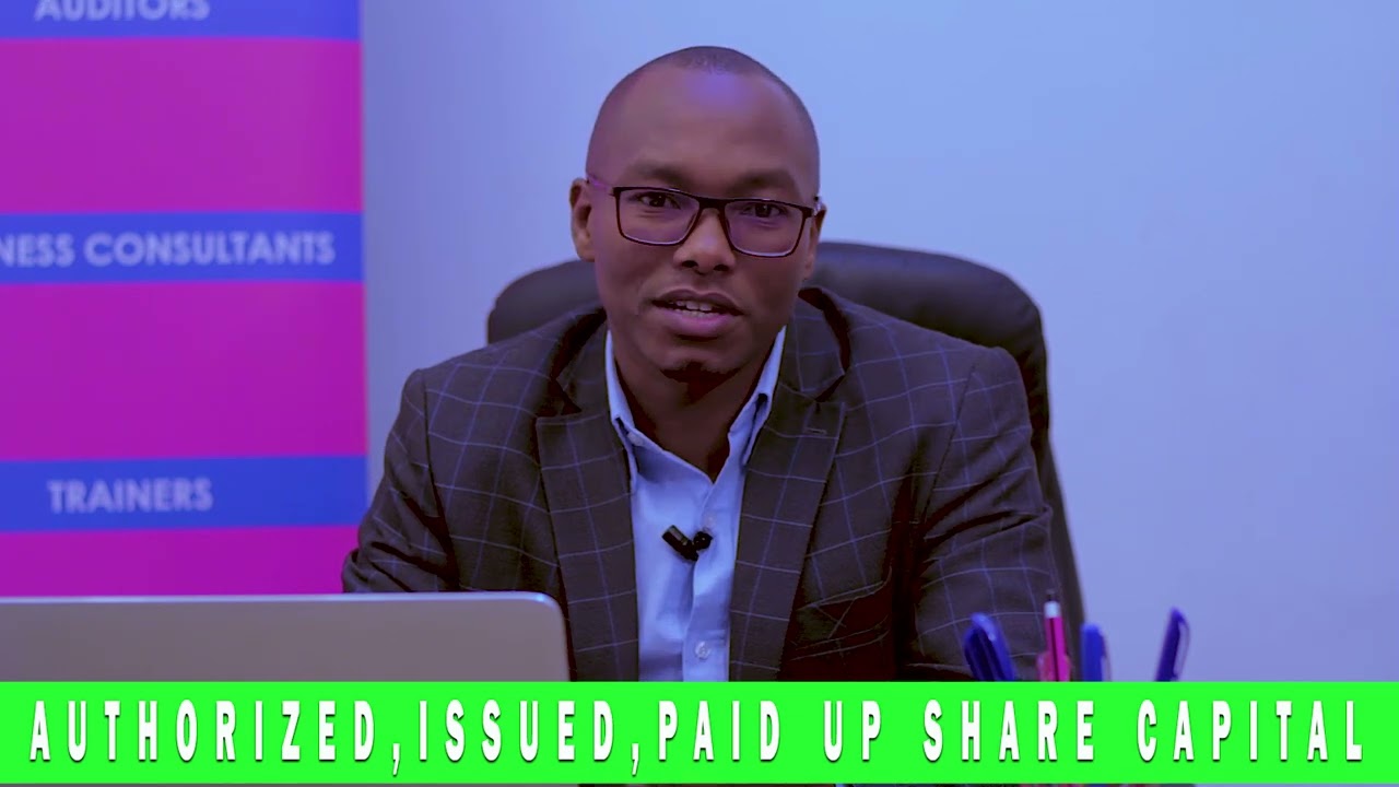 Authorised Share capital, Issued Share capital, and Paid up Share capital