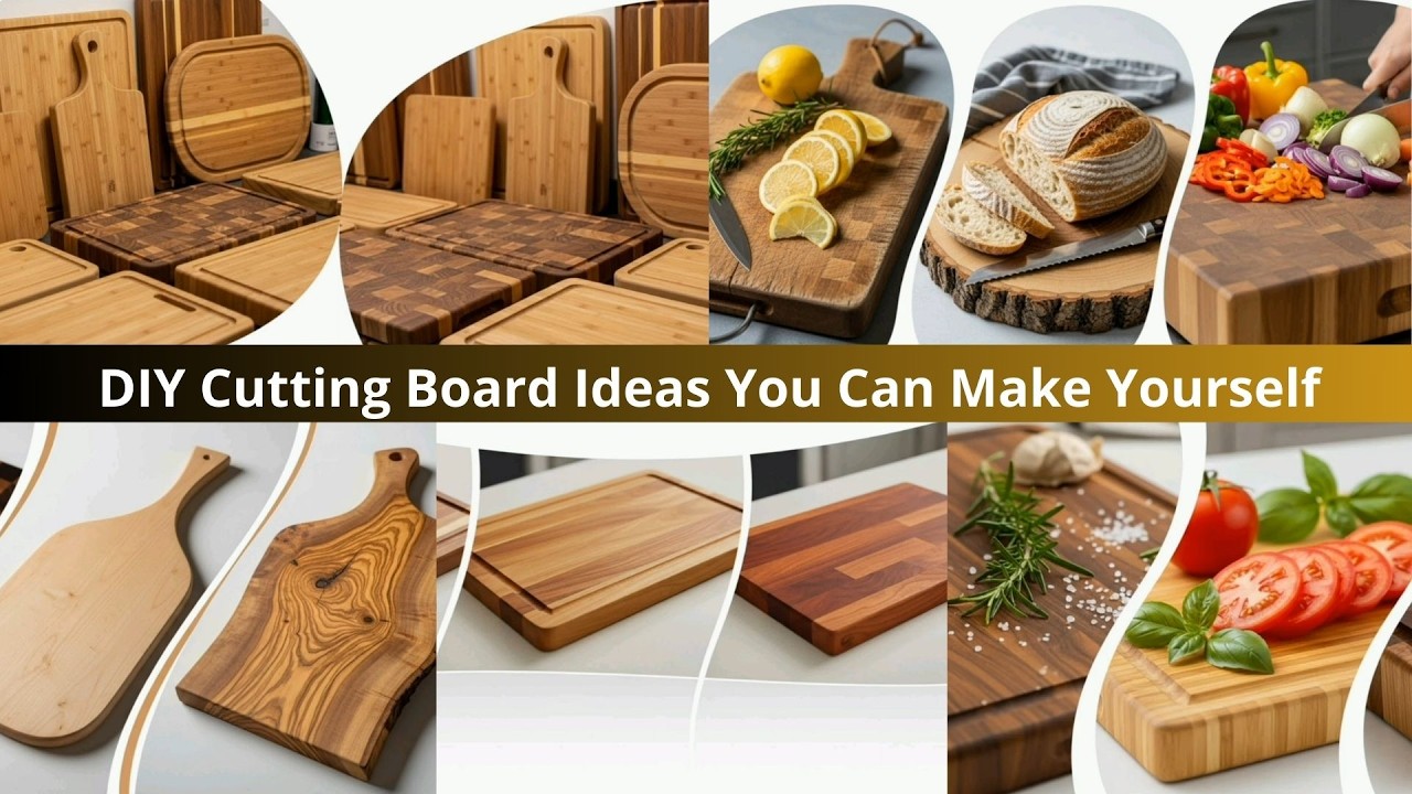 120 DIY Cutting Board Ideas You Can Make Yourself