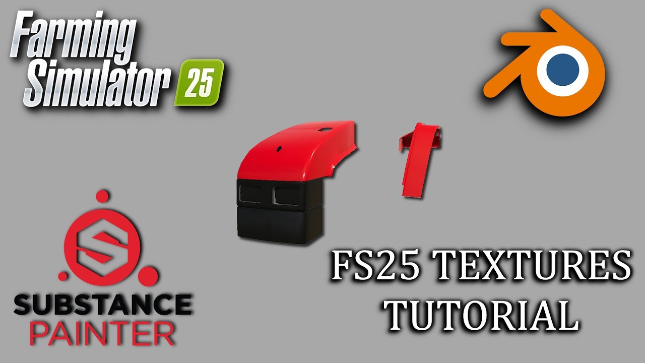 FS25 | Modding Tutorial | Como Crear Texturas Udim en Blender y Substance Painter