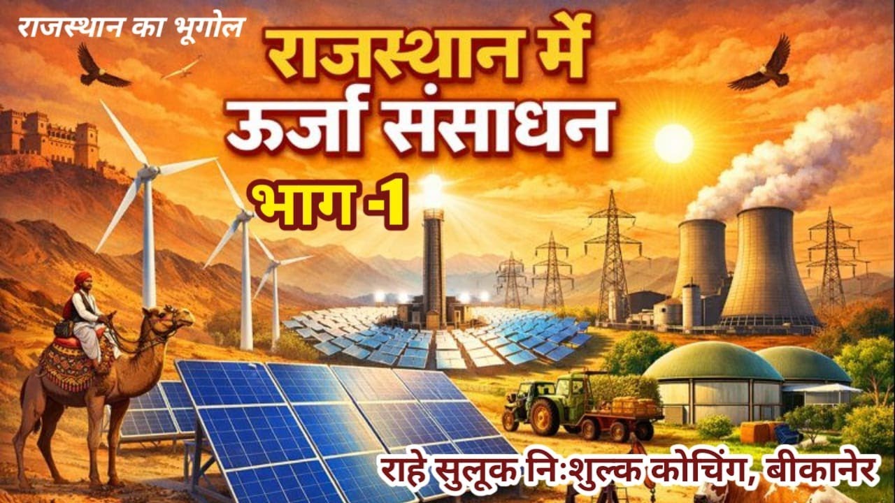राजस्थान में ऊर्जा के स्त्रोत - 1