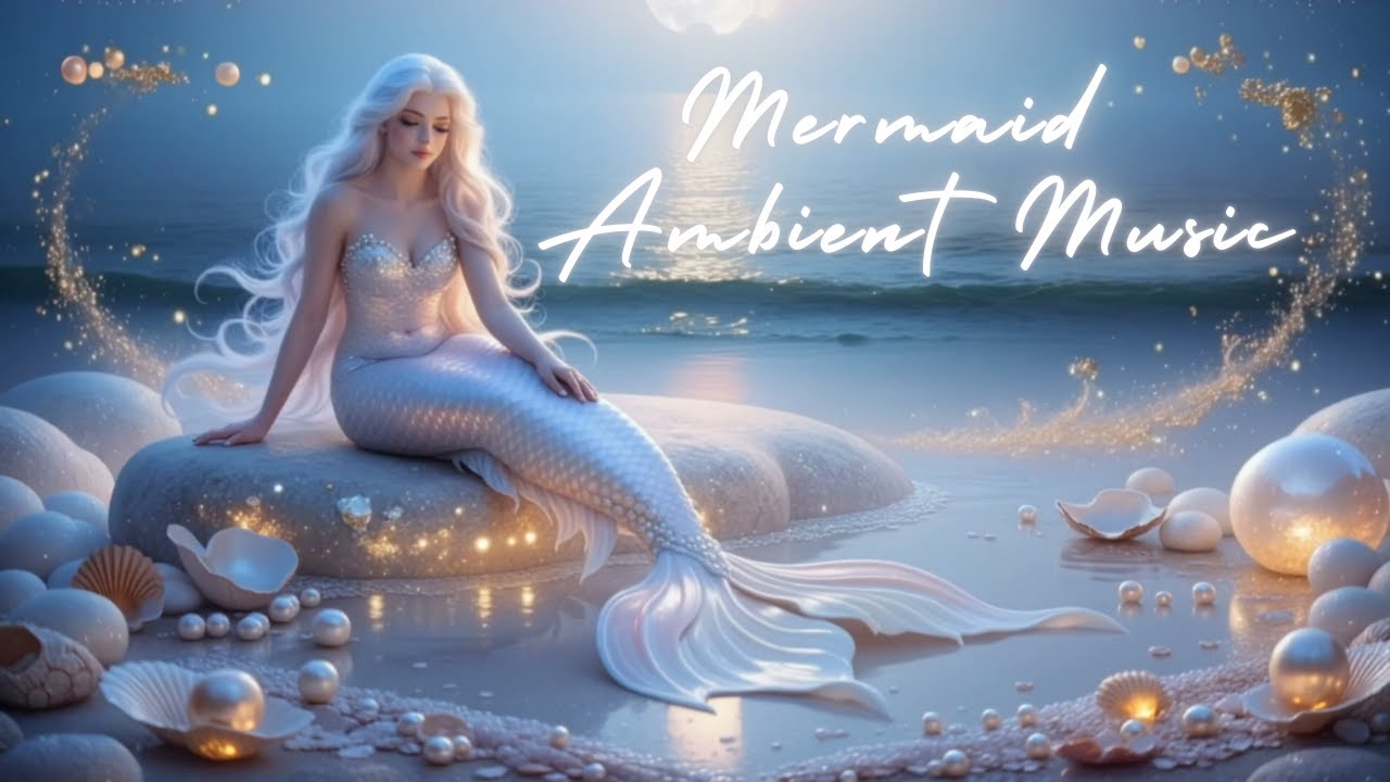 A Calm Evening by the Sea | Mermaid Ambient Music for Calm Background | 3 Hours