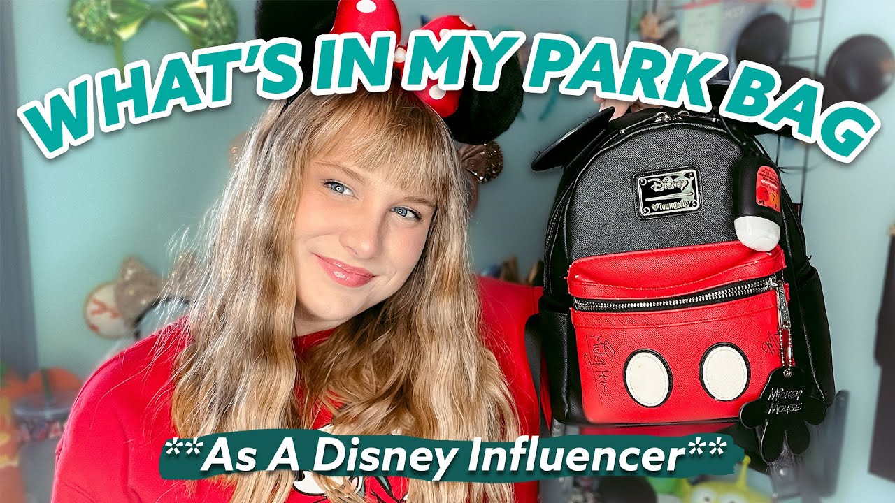 WHAT'S IN MY LOUNGEFLY DISNEY PARK BAG ✨🏰❤️ *2023*