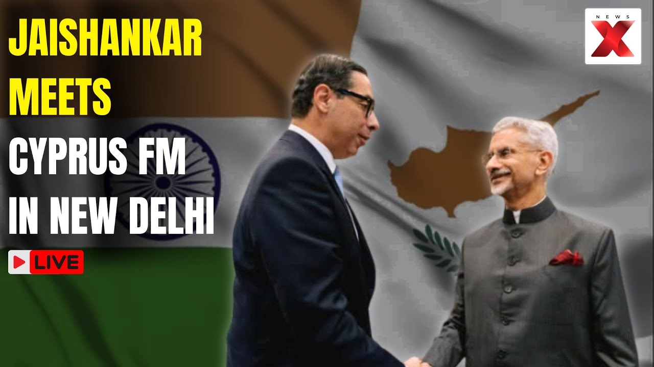 LIVE: EAM Jaishankar Meets Cyprus Foreign Minister Constantinos Kombos in New Delhi | India, Cyprus