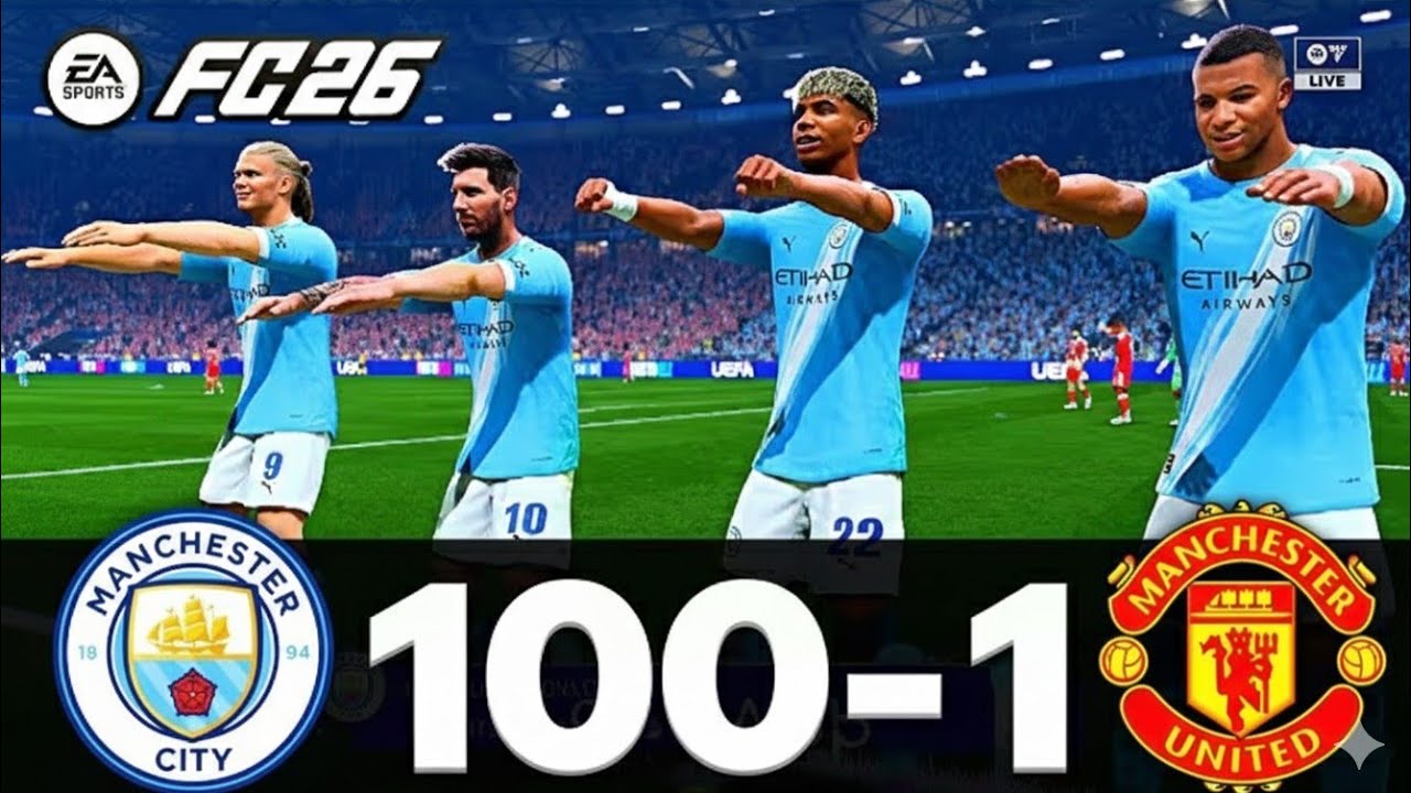 RONALDO, MESSI, LAMINE YAMAL, MBAPPE, ALL BEST PLAYERS IN THE WORLD PLAYING TOGETHER| SOCCERFC FC26 