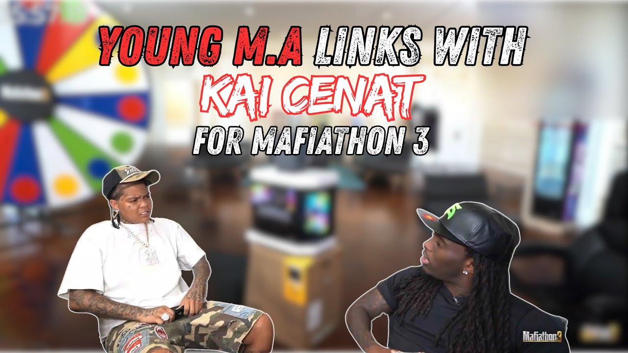 Young M.A Links with Kai Cenat For Mafiathon 3
