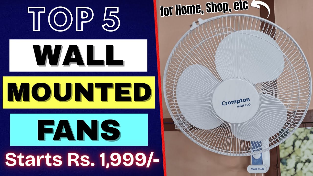 Top 5 Best Wall Mounted Fan 2025 || Best Wall Fan for Home 2025 || Best Wall Fan for Kitchen, Shop