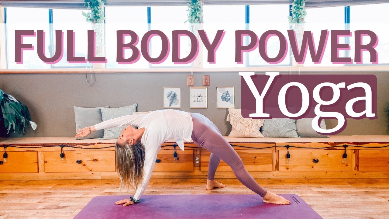 Full Body Power Yoga Flow - Energizing Yoga Fitness- Yoga with Yana