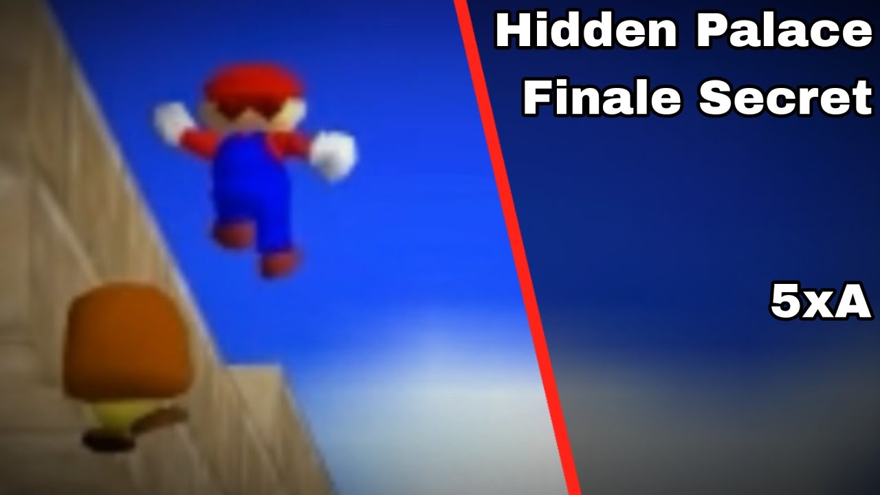 Super mario star road - Hidden Palace Finale secret star (5x A presses)