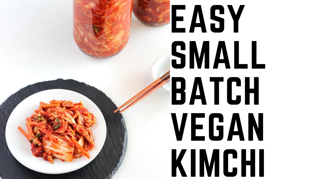 Easy small batch vegan kimchi recipe