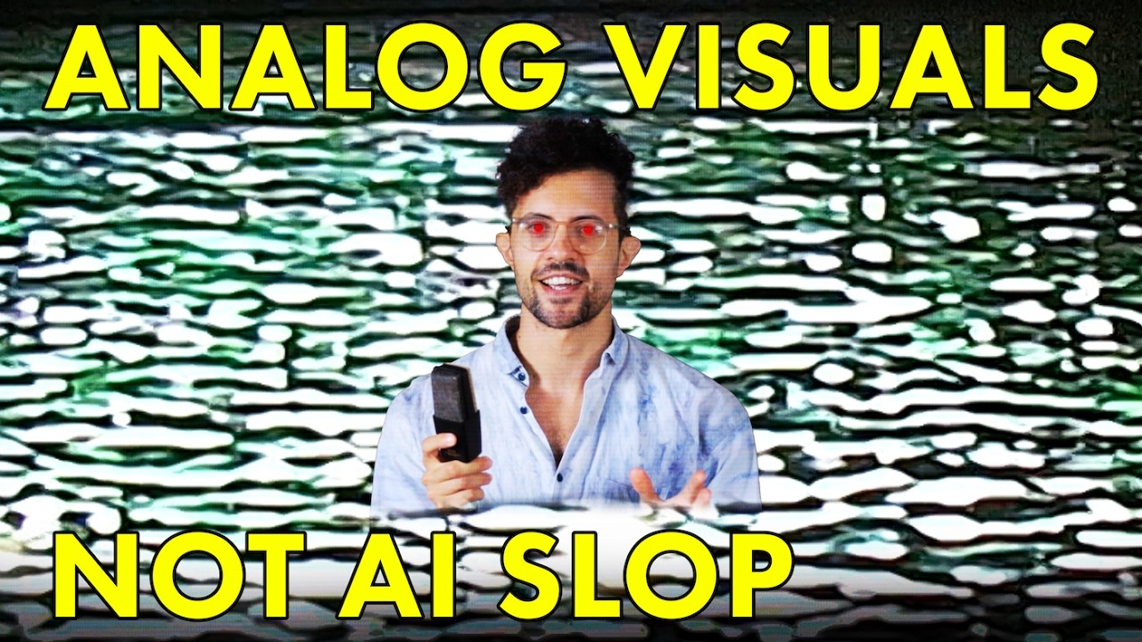 How I made these analog visuals...