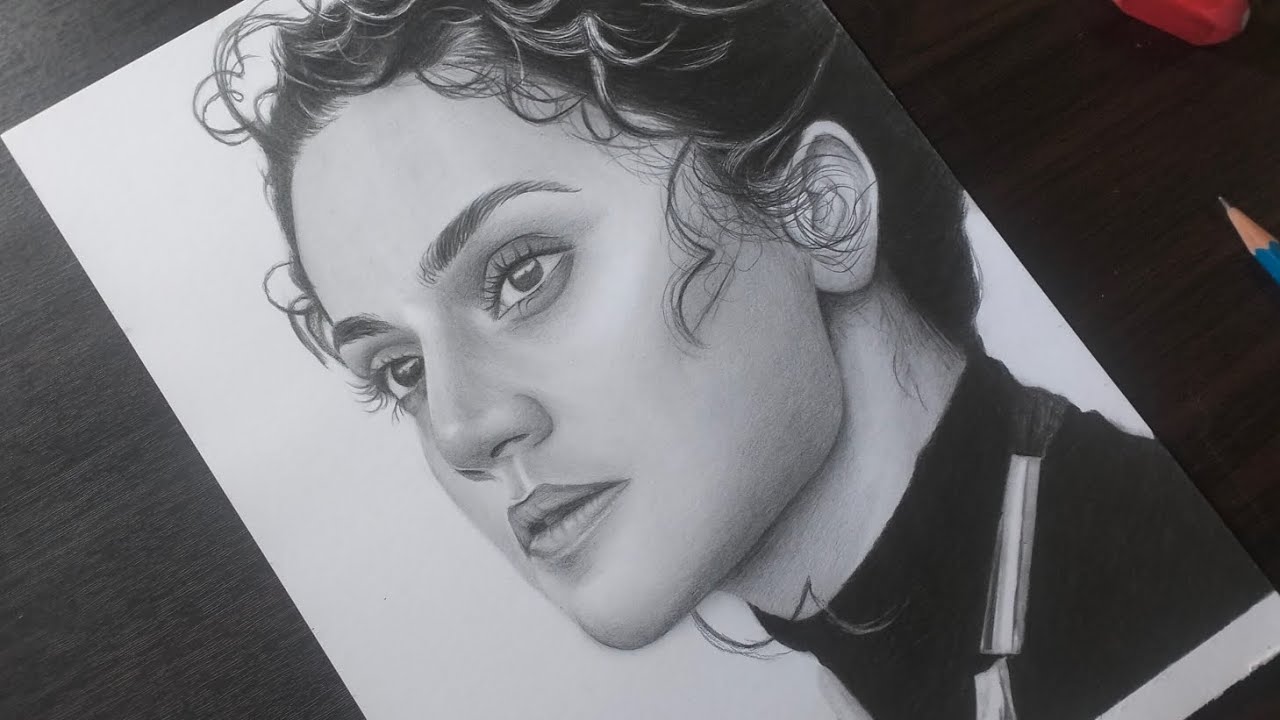 Drawing of Taapsee Pannu |Timelapse video|