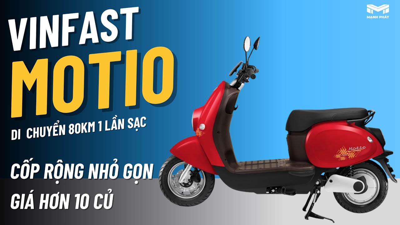 REVIEW XE ĐIỆN VINFAST MOTIO MỚI NHẤT 2025 - GIẢ CHỈ HƠN 10TR
