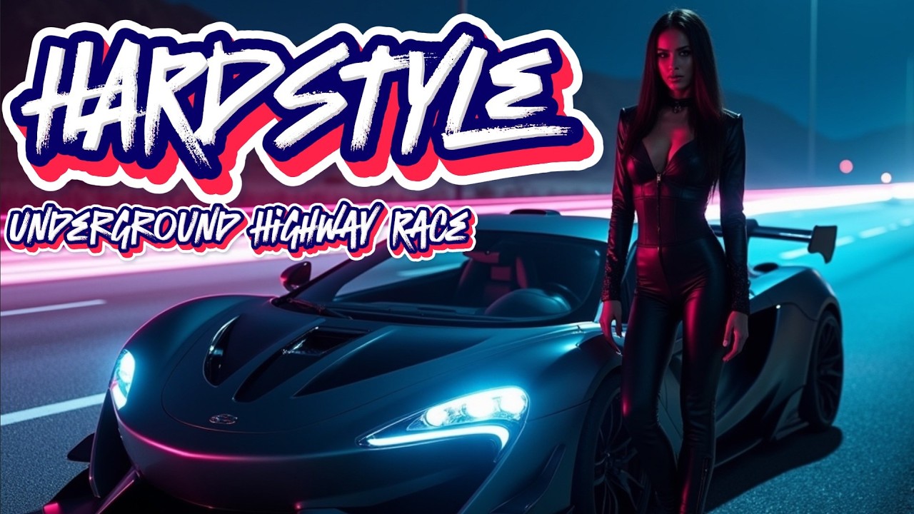 Full Throttle 🛣️ Underground Highway Race | Hardstyle for Night Driving