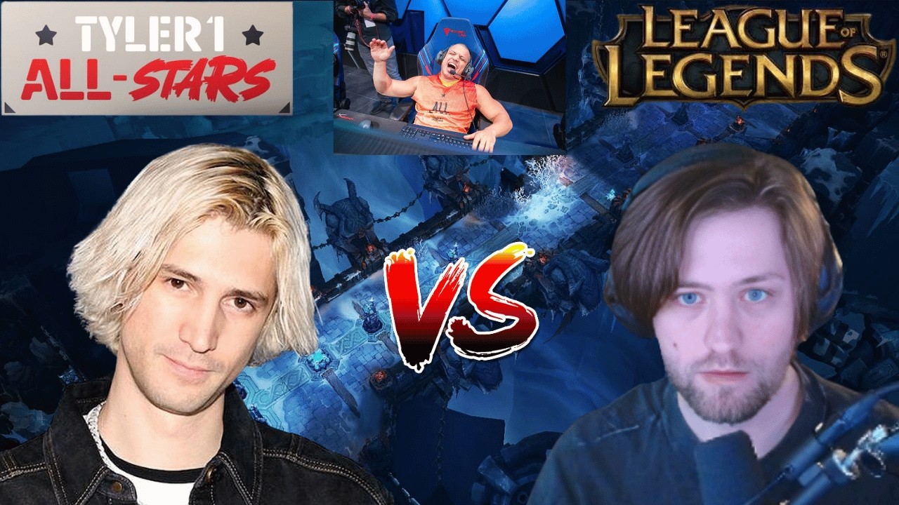 Sodapoppin против xQc | Турнир Tyler1 All-Stars по LoL 1 на 1