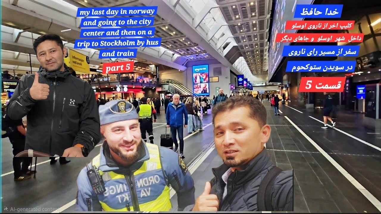 my last day in oslo and going to Stockholm