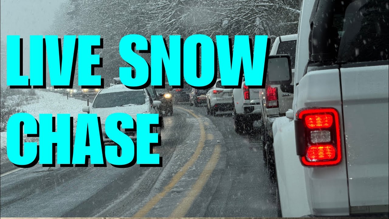 Previously LIVE Snow Chase - Highway 2 Washington state - 03-13-26