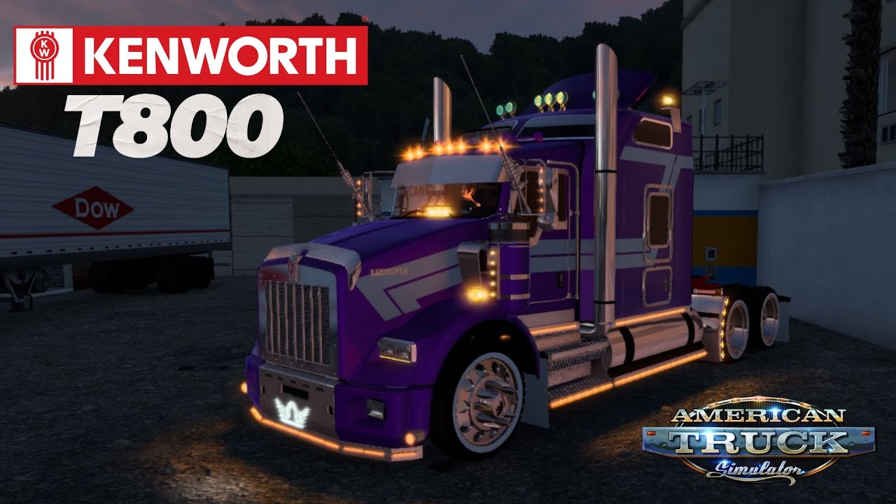 Kenworth T800 | mod review descarga gratis | ATS 1.51