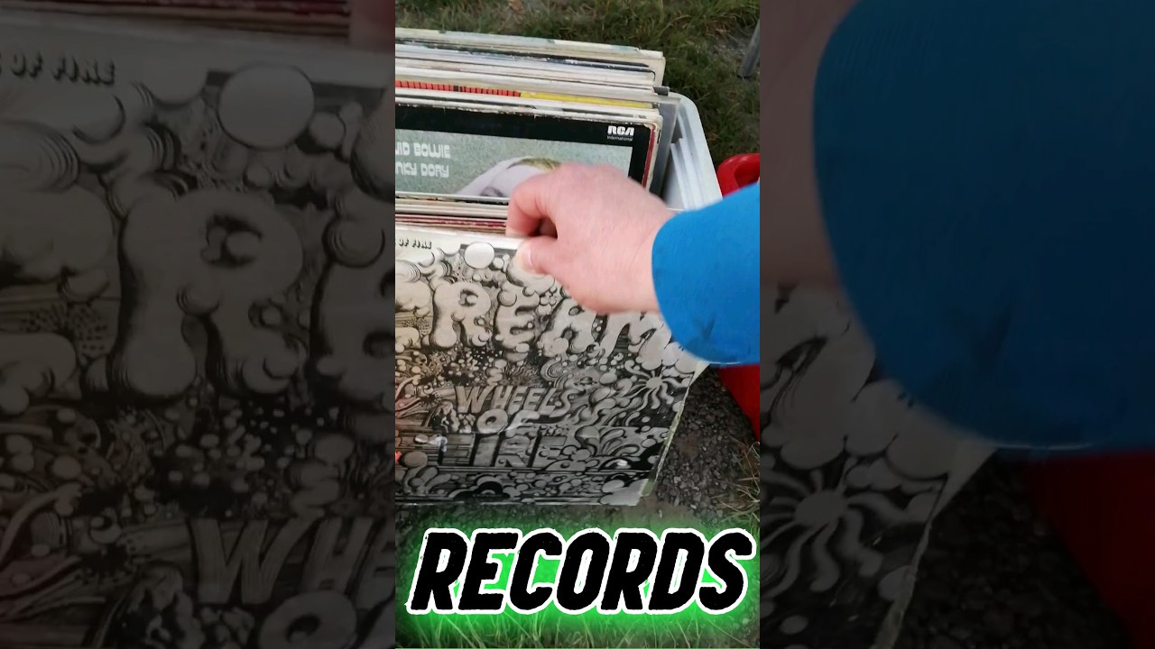 I found some rare vinyl records at the car boot sale