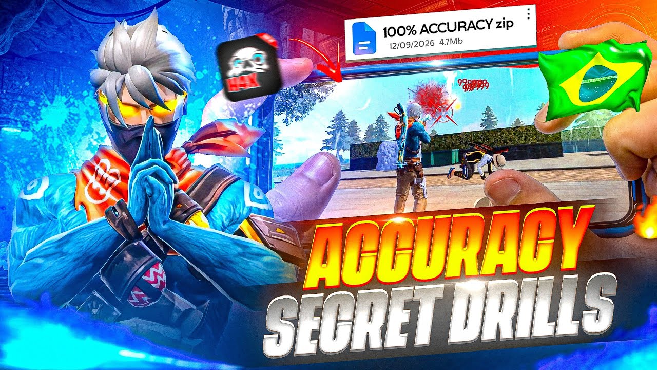 Accuracy Secret Drills 🔥🤯 | No Recoil ❌ 💯 Working 📈 | For All Devices 📱 Best Sensi 🔥 | Freestyle 16z