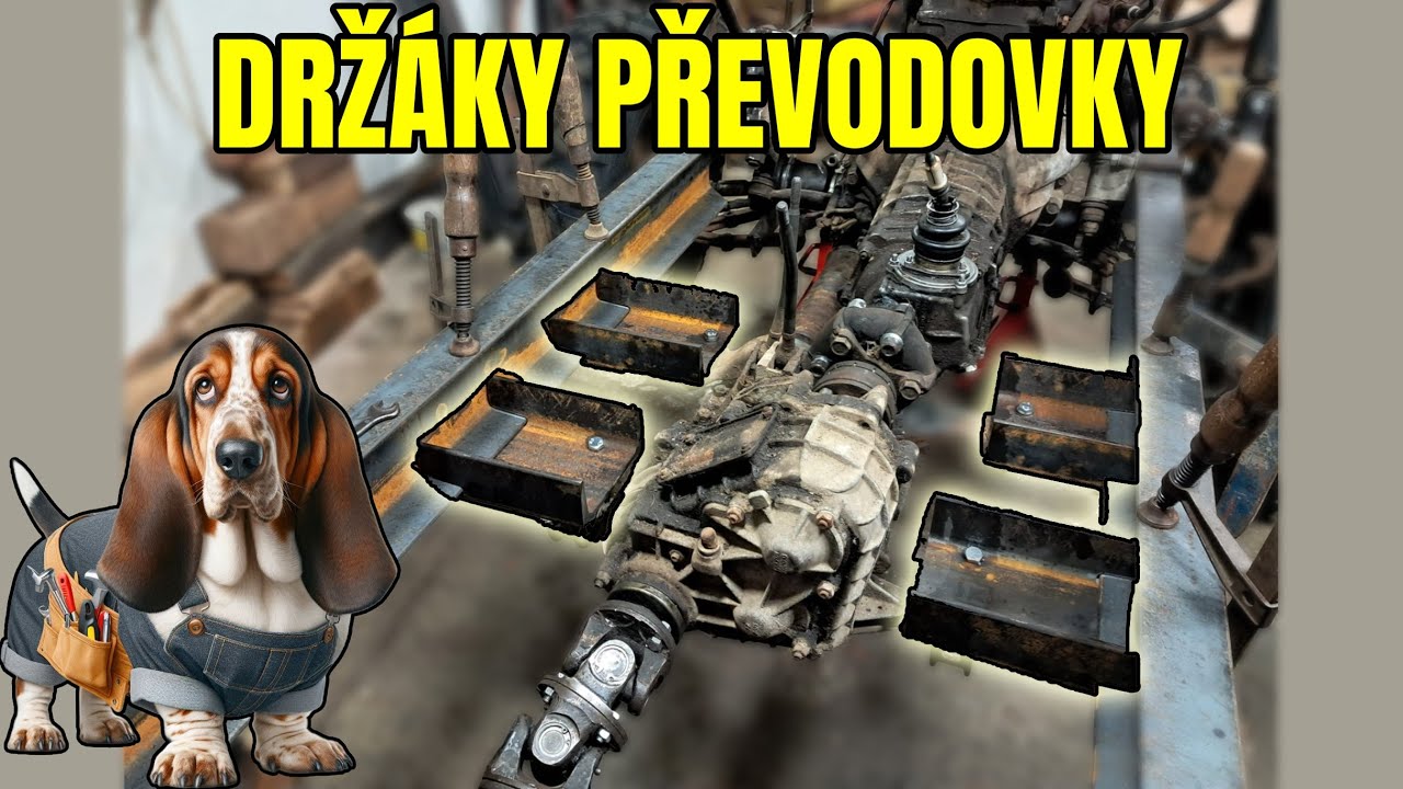 TRAKTOR DOMÁCÍ VÝROBY 4x4 LADA NIVA  držáky převodovky