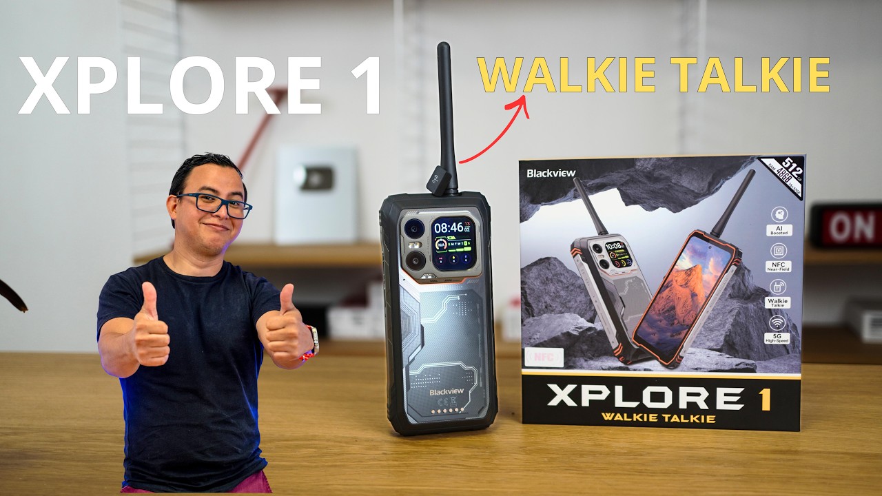 Blackview XPLORE 1 Walkie Talkie: Ultra resistente y Tiene Radio UHF - VHF