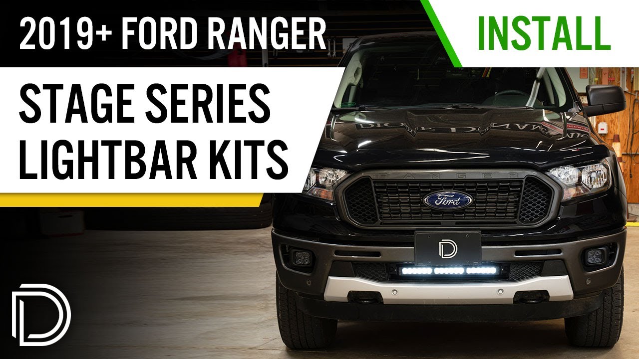 How to Install 19-21 Ford Ranger Stage Series Lightbar Kits | Diode Dynamics