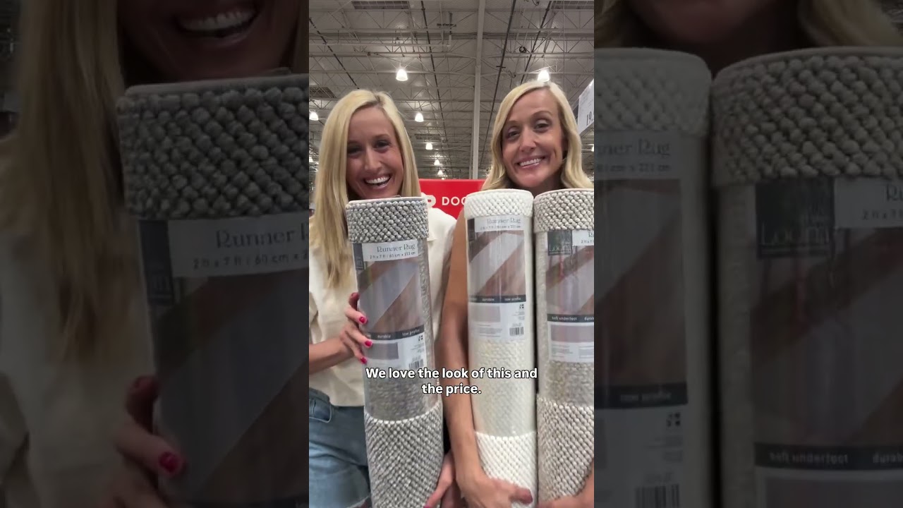This is such a great price for this runner rug at Costco! #costco #costcofinds #rug #home #homedecor