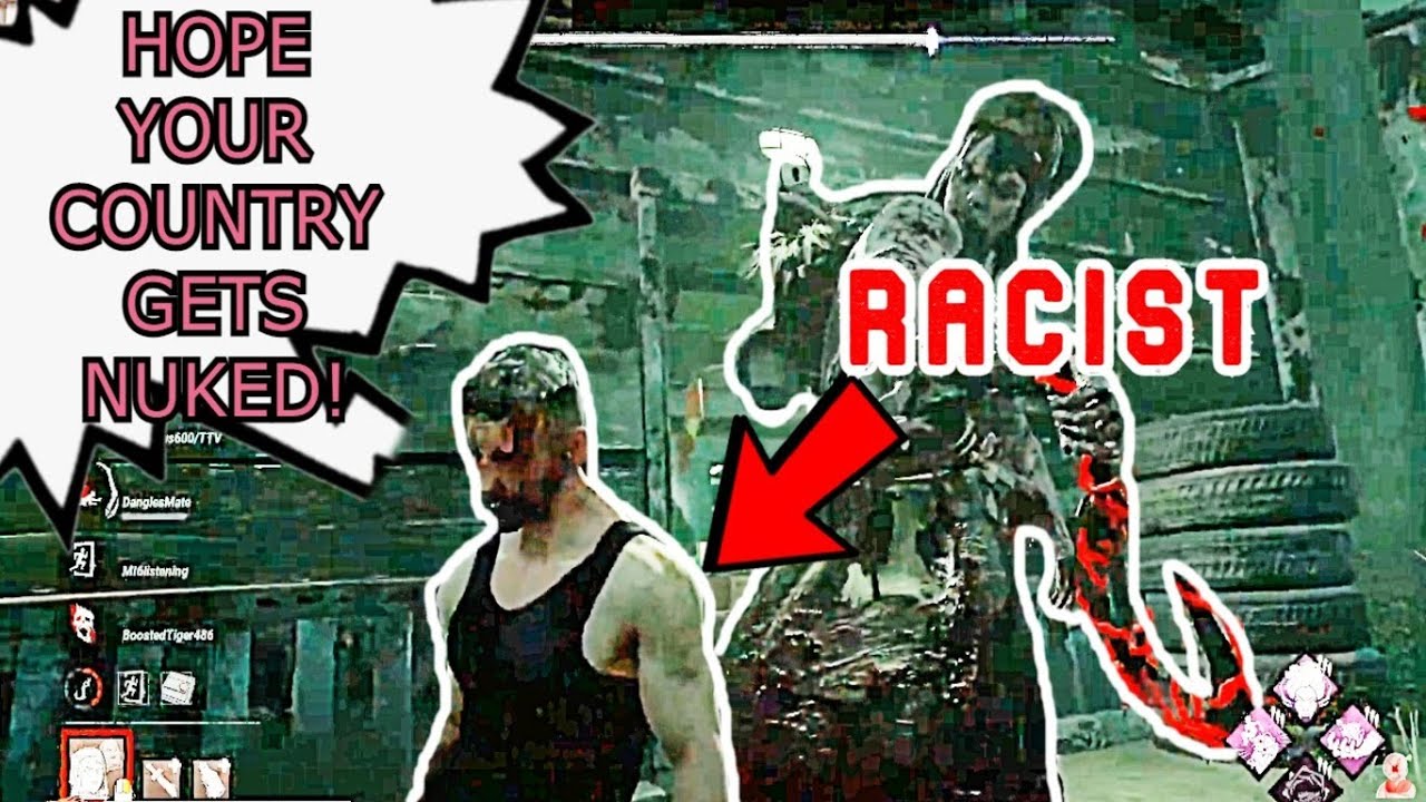 This RACIST Survivor gets salty about getting MORIED in Dead by Daylight...
