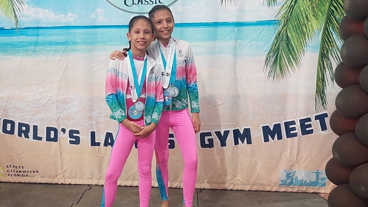 Aliyah and Baylee's 2nd International gymnastics competition @ Tampa gasparilla