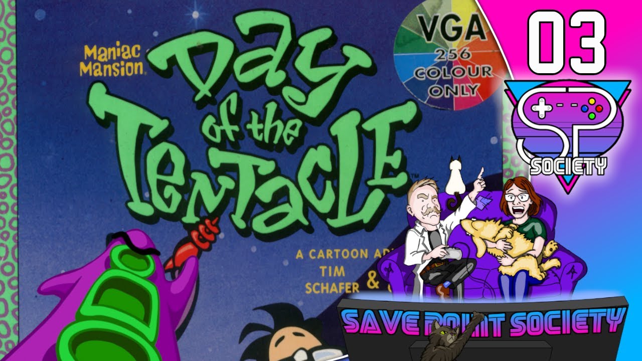 Part 2 of Day of the Tentacle Playthrough: Purple Tentacle Must Be Stopped & We Gotta Rescue Hoagie
